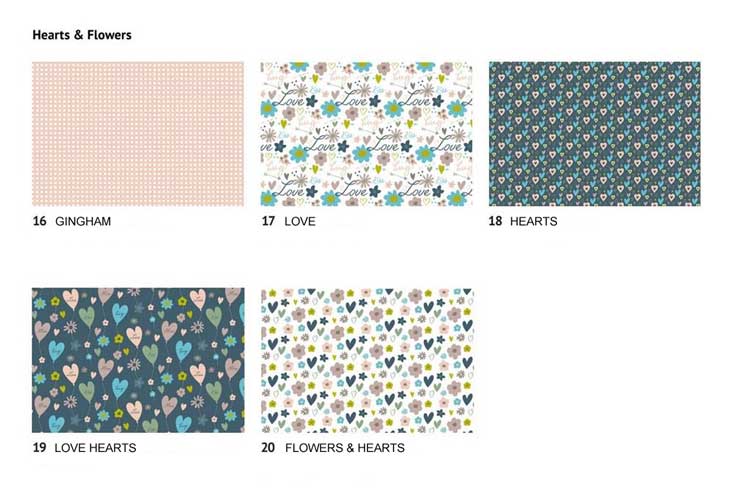 Hearts & Flowers - Patchwork Fabric Collection